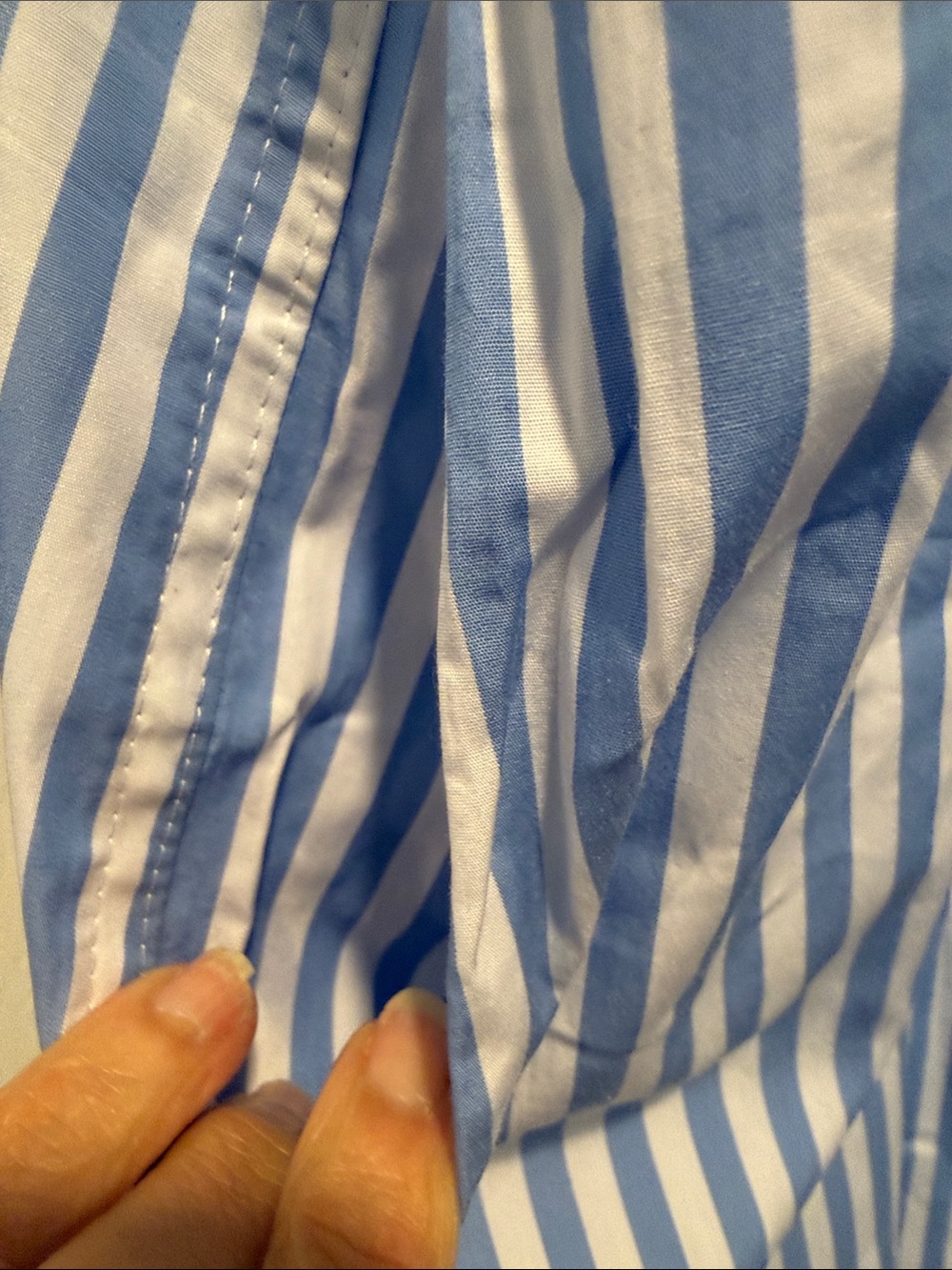 Ralph Lauren Blue and White Striped Spaghetti Strap sleep Cami dress ..nwt - Picture 5 of 6